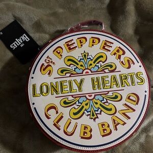 Loungefly Sgt. Peppers Lonely Hearts Club Band Backpack - Red, Yellow, Blue